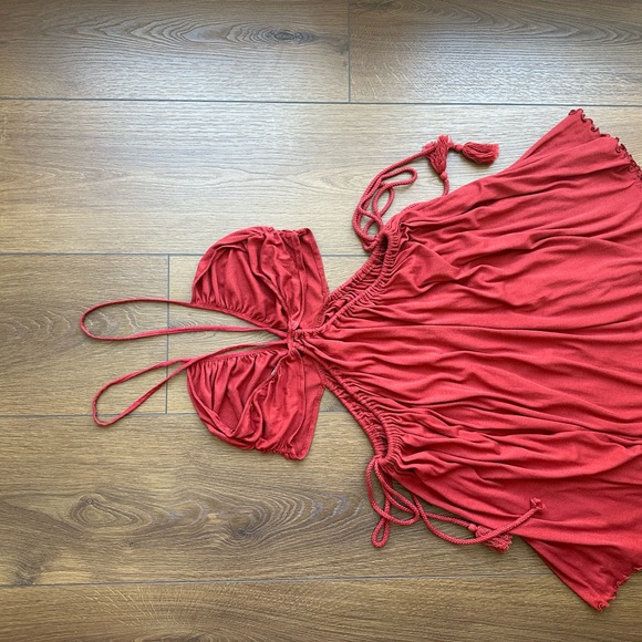 Free People Burnt Red Dress - Picture 10 of 13